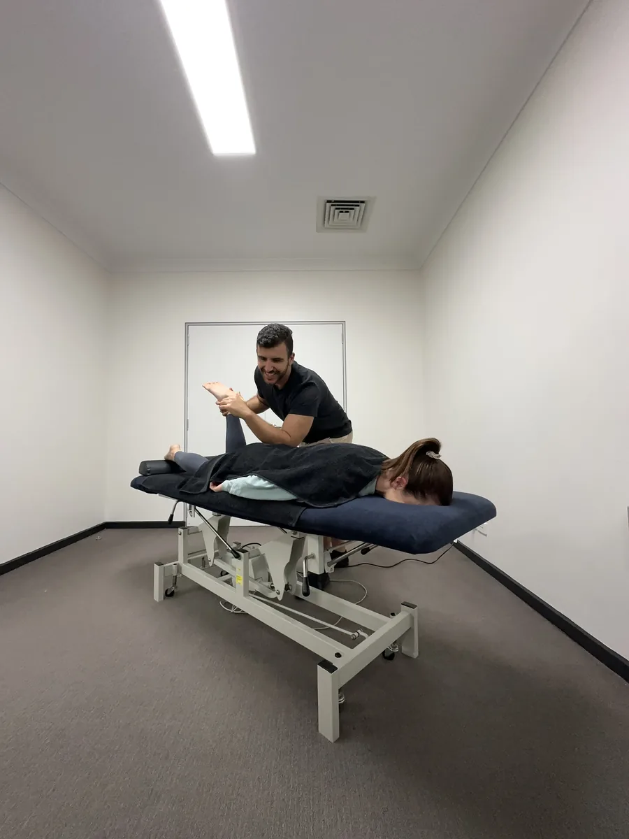 Hands-on osteopathy treatment at RISE Sports & Spinal Berwick